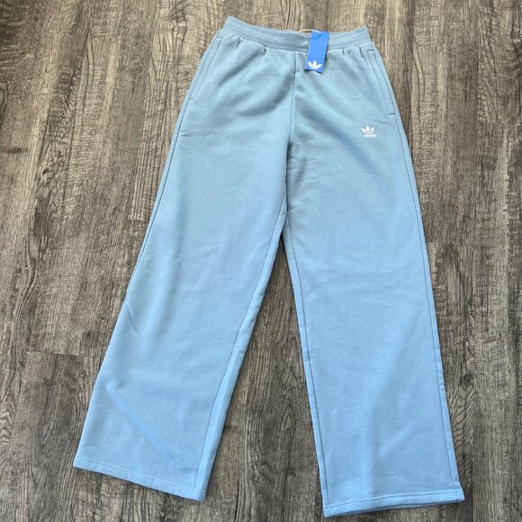 Adidas Originals Girls Soft Fleece Loose Wide-Leg Pants Size XL - Picture 2 of 9